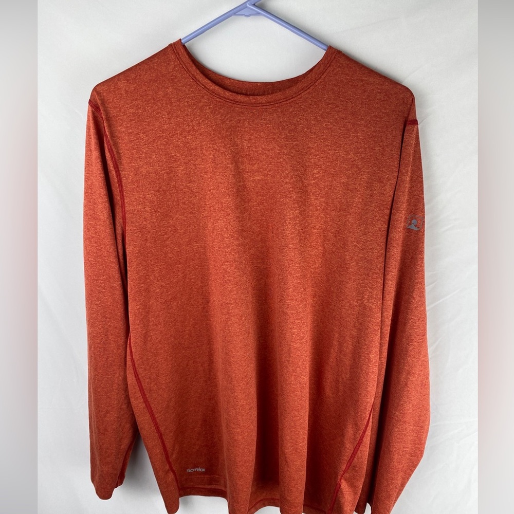 Men's EASTERN MOUNTAIN Sports Tech Wick Long Sleeve Crew T-Shirt Size L